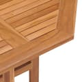 Miniatyrbillede 6 af 7: vidaXL foldbart havebord 90x90x75 cm massivt teaktræ