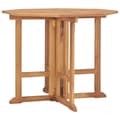 Miniatyrbillede 1 af 7: vidaXL foldbart havebord 90x90x75 cm massivt teaktræ
