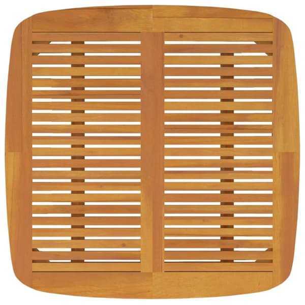 vidaXL Trädgårdsbord 110x110x75 cm massivt akaciaträ