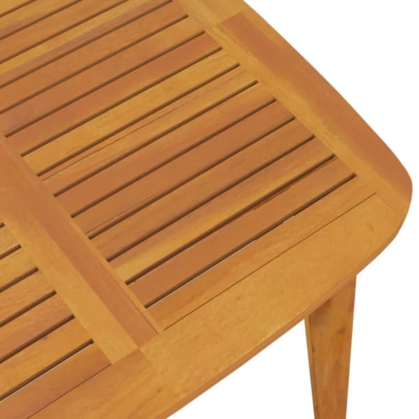 vidaXL Trädgårdsbord 110x110x75 cm massivt akaciaträ