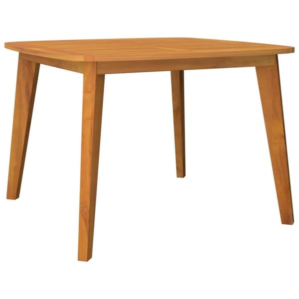 vidaXL Trädgårdsbord 110x110x75 cm massivt akaciaträ