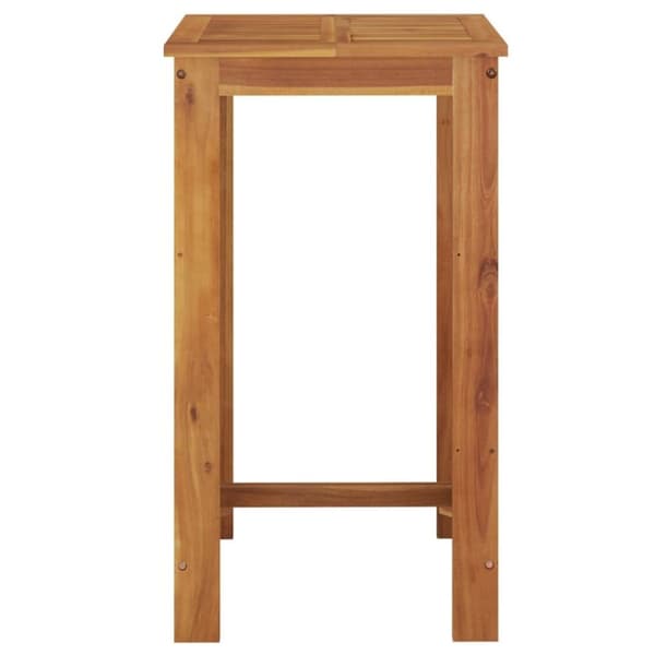 vidaXL Utendørs barbord 60x60x105 cm heltre akasie