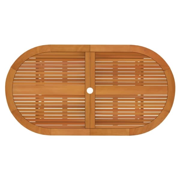vidaXL havebord 160x85x75 cm massivt eukalyptustræ