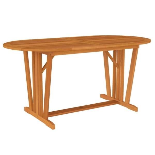 vidaXL havebord 160x85x75 cm massivt eukalyptustræ