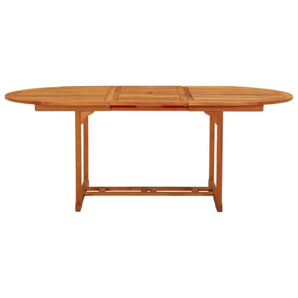 vidaXL havebord 200x100x75 cm massivt eukalyptustræ