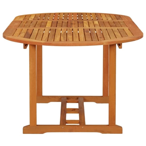 vidaXL havebord 200x100x75 cm massivt eukalyptustræ