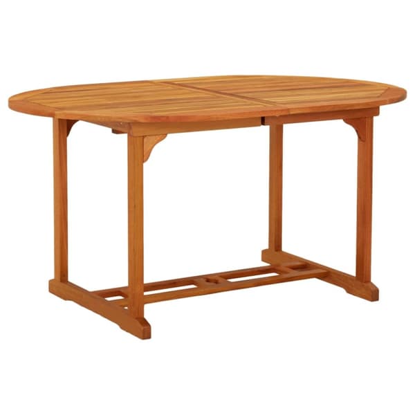 vidaXL havebord 200x100x75 cm massivt eukalyptustræ