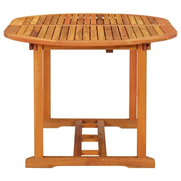 vidaXL havebord 200x100x75 cm massivt eukalyptustræ