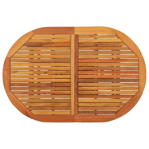 vidaXL havebord 200x100x75 cm massivt eukalyptustræ