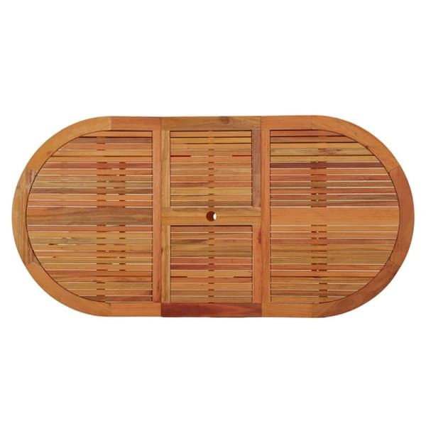 vidaXL havebord 200x100x75 cm massivt eukalyptustræ