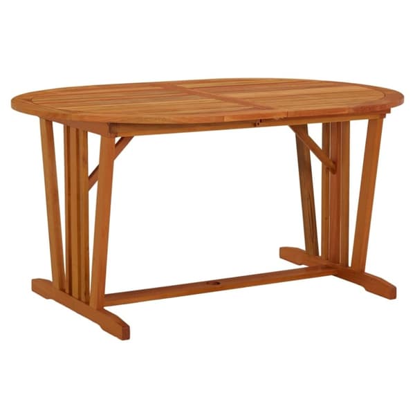 vidaXL havebord 200x100x75 cm massivt eukalyptustræ
