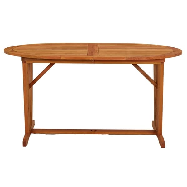 vidaXL havebord 200x100x75 cm massivt eukalyptustræ