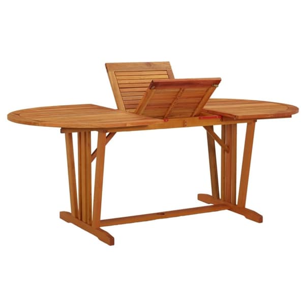 vidaXL havebord 200x100x75 cm massivt eukalyptustræ