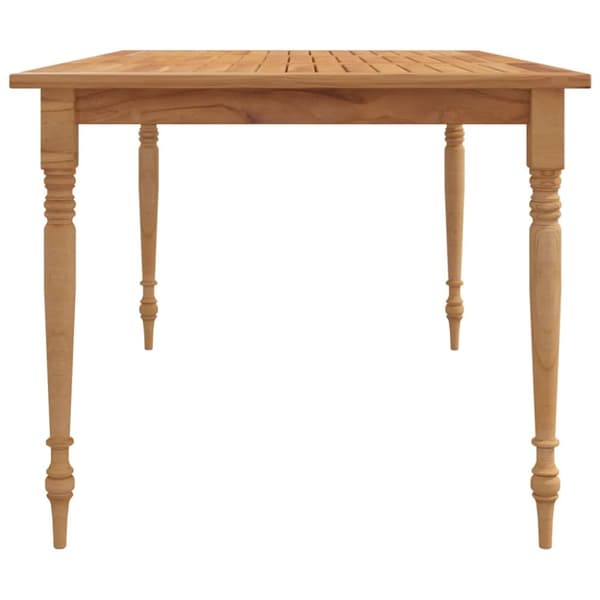 vidaXL Bataviabord 150x90x75 cm massiv teak