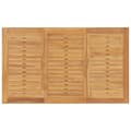 Miniatyrbild 5 av 7: vidaXL Bataviabord 150x90x75 cm massiv teak