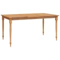 Miniatyrbild 2 av 7: vidaXL Bataviabord 150x90x75 cm massiv teak