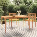 Miniatyrbild 1 av 7: vidaXL Bataviabord 150x90x75 cm massiv teak