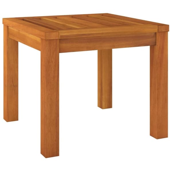 vidaXL Trädgårdspallar med dynor 2 st 40x40x42 cm massivt akaciaträ