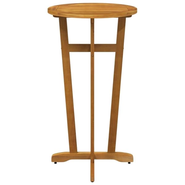 vidaXL Utendørs barbord Ø60x105 cm heltre akasie