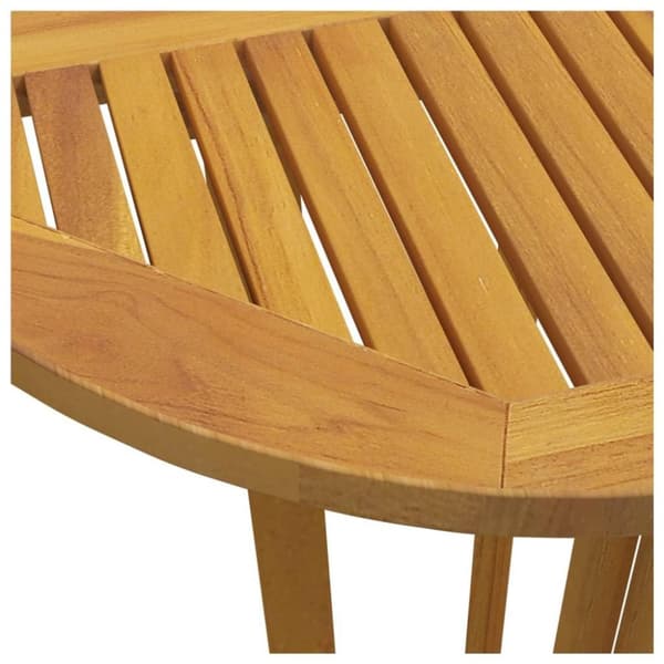 vidaXL foldbart barbord 90x65x105 cm massivt teaktræ