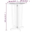 Miniatyrbillede 7 af 9: vidaXL foldbart barbord 90x65x105 cm massivt teaktræ