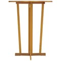 Miniatyrbillede 2 af 9: vidaXL foldbart barbord 90x65x105 cm massivt teaktræ