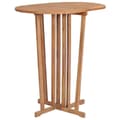 Miniatyrbillede 1 af 9: vidaXL foldbart barbord 90x65x105 cm massivt teaktræ