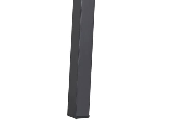 Spisebord til Hagen Svart 150 x 90 cm Metallramme i Aluminium Rektangulært Moderne Industriell