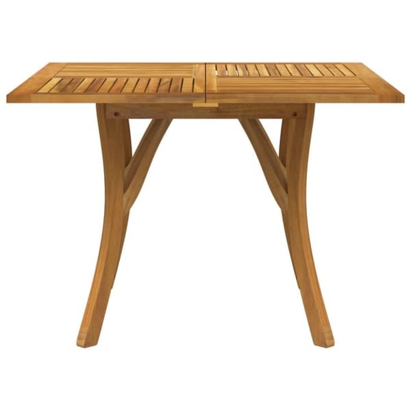 vidaXL Hagebord 110x110x75 cm heltre akasie