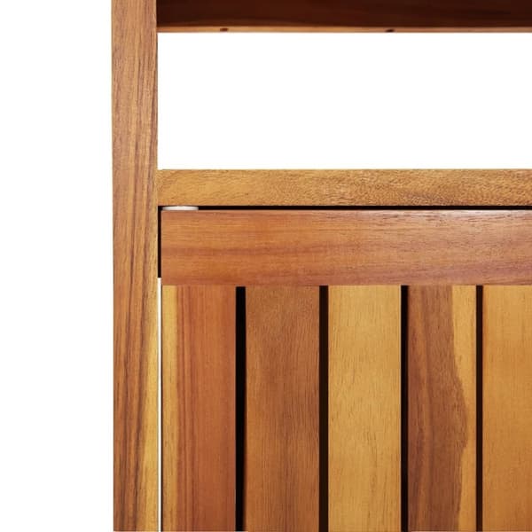 vidaXL konsolbord til haven 80x35x75 cm massivt akacietræ