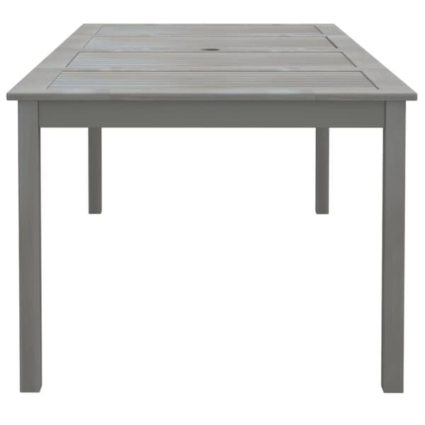vidaXL havebord 200x100x75 cm massivt akacietræ grå