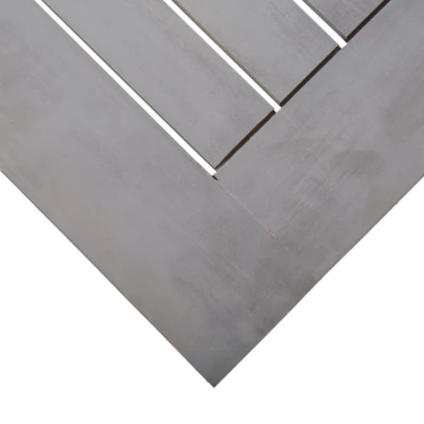 vidaXL havebord 200x100x75 cm massivt akacietræ grå