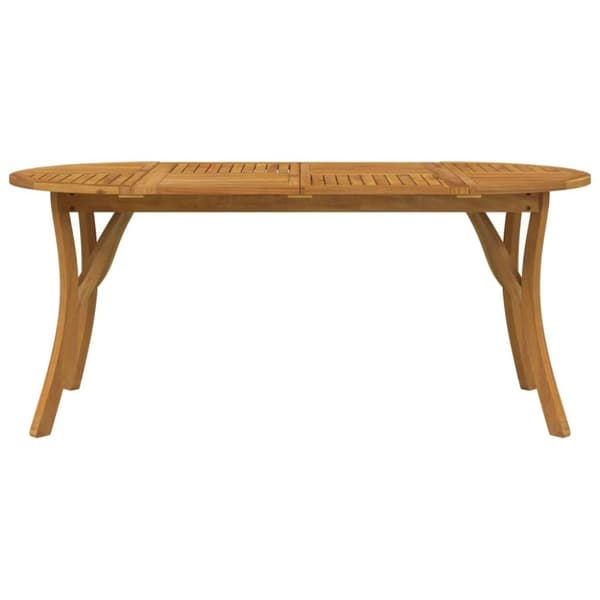 vidaXL havebord 200x90x75 cm massivt akacietræ
