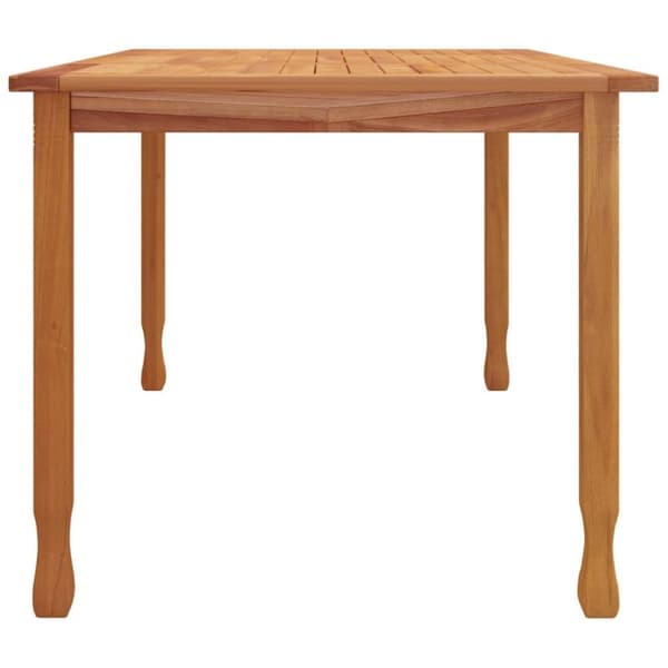 vidaXL havebord 150x90x75 cm massivt teaktræ