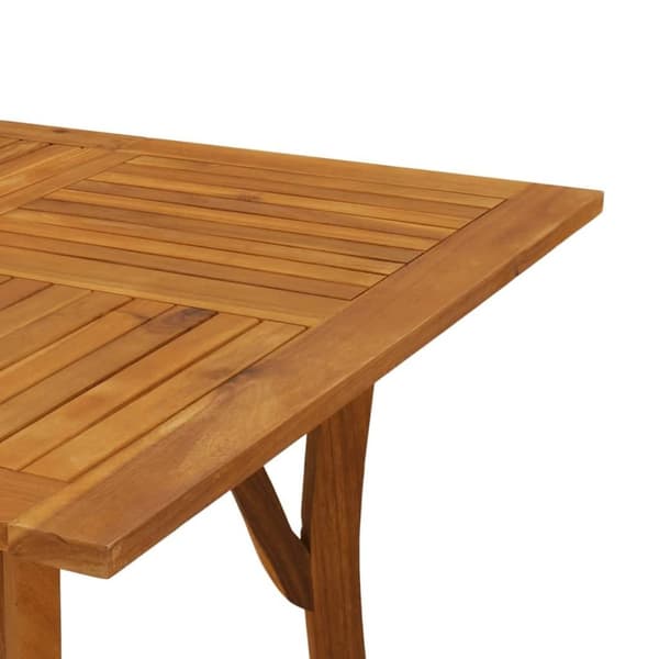 vidaXL Trädgårdsbord 150x90x75 cm massivt akaciaträ