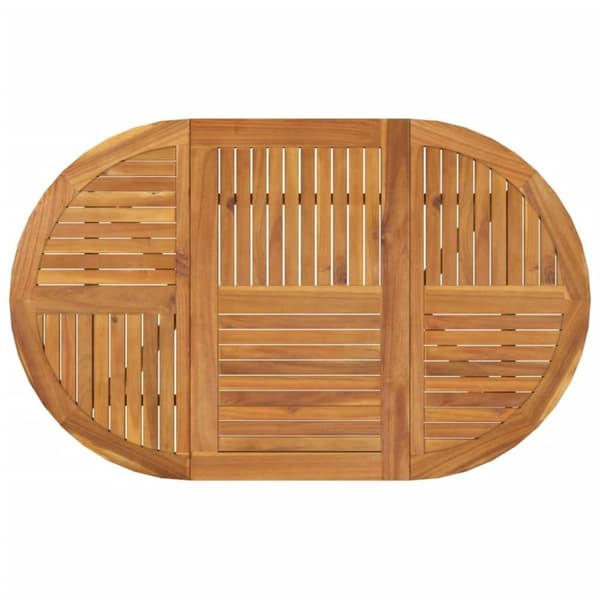 vidaXL Hagebord 150x90x75 cm heltre akasie