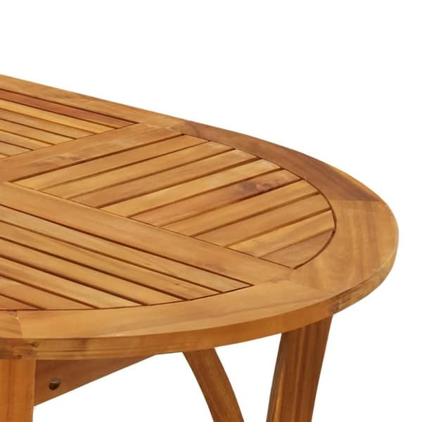 vidaXL Hagebord 150x90x75 cm heltre akasie