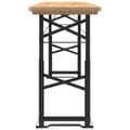 Miniatyrbillede 3 af 7: vidaXL foldbart barbord 170x50x75/105 cm massivt grantræ