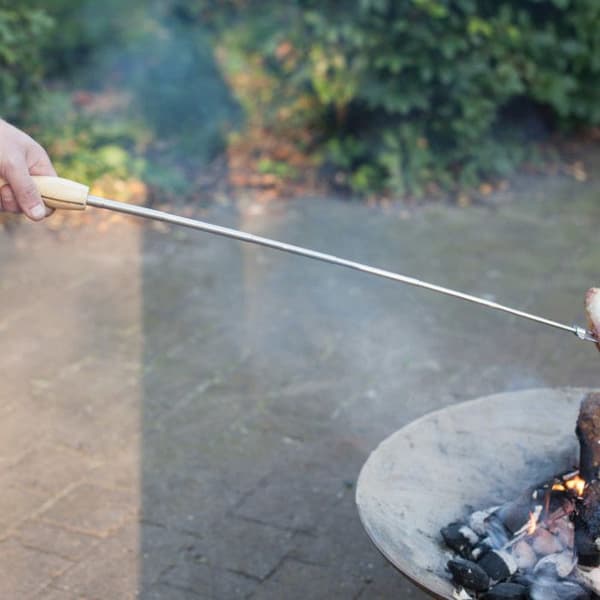 STOR GOD GRILLGAFFEL TELESCOPISK BBQ TILLBEHÖR GRILLNING KÖK