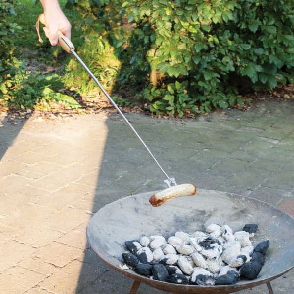 STOR GOD GRILLGAFFEL TELESCOPISK BBQ TILLBEHÖR GRILLNING KÖK
