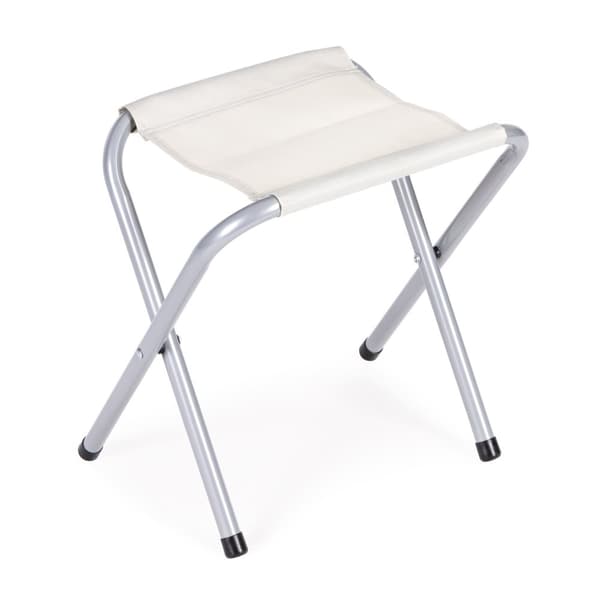 Campingbord - 119,5x60x61,5-69,5 cm - med 4 pallar - svart