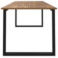 Miniatyrbilde 4 av 8: vidaXL Hagebord med U-ben 200x90x75 cm heltre akasie
