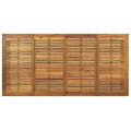 Miniatyrbilde 5 av 8: vidaXL Hagebord med U-ben 200x90x75 cm heltre akasie