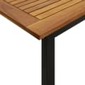 Miniatyrbilde 6 av 8: vidaXL Hagebord med U-ben 200x90x75 cm heltre akasie