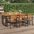 Miniatyrbilde 2 av 8: vidaXL Hagebord med U-ben 200x90x75 cm heltre akasie