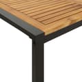 Miniatyrbilde 6 av 8: vidaXL Hagebord med U-ben 140x80x75 cm heltre akasie