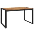 Miniatyrbilde 1 av 8: vidaXL Hagebord med U-ben 140x80x75 cm heltre akasie