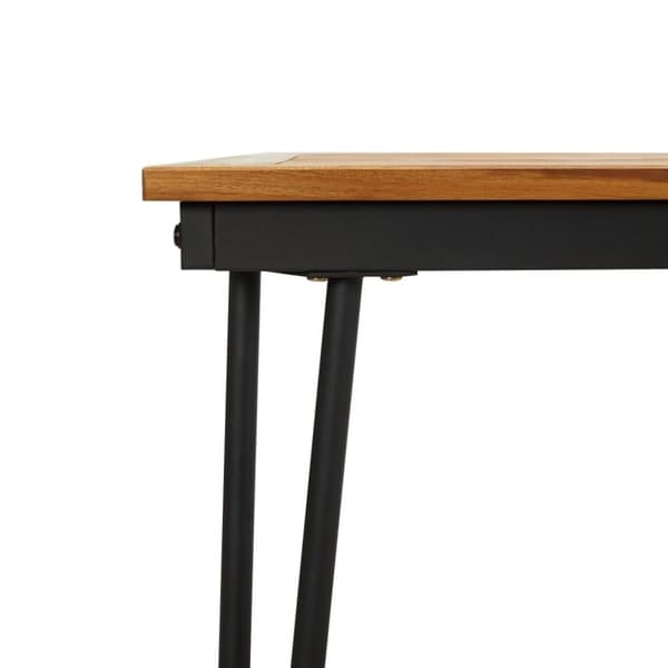 vidaXL Hagebord med hårnålsben 180x90x75 cm heltre akasie