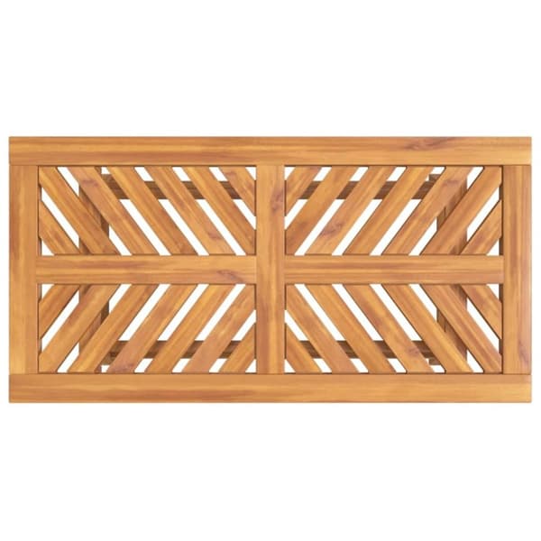 vidaXL Salongbord 100x50x45 cm heltre akasie