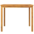Miniatyrbilde 3 av 7: vidaXL Hagespisebord 90x90x74 cm heltre akasie